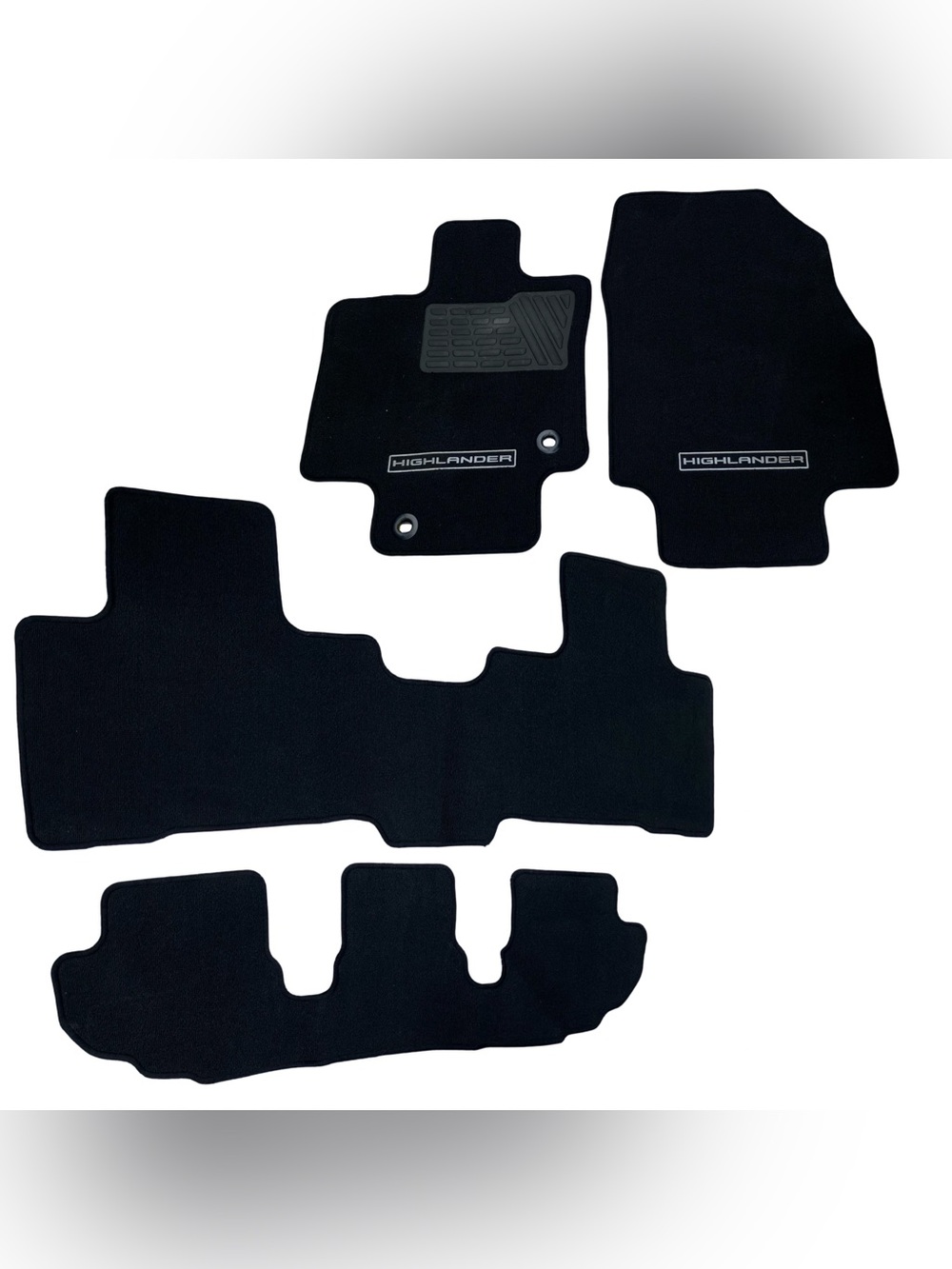 2020-2026 Toyota Highlander OEM Carpet Floor Mat Set Of 4 Black PT926-48200-20